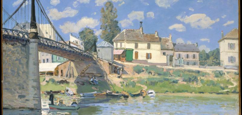 The Bridge at Villeneuve-la-Garenne, Sisley